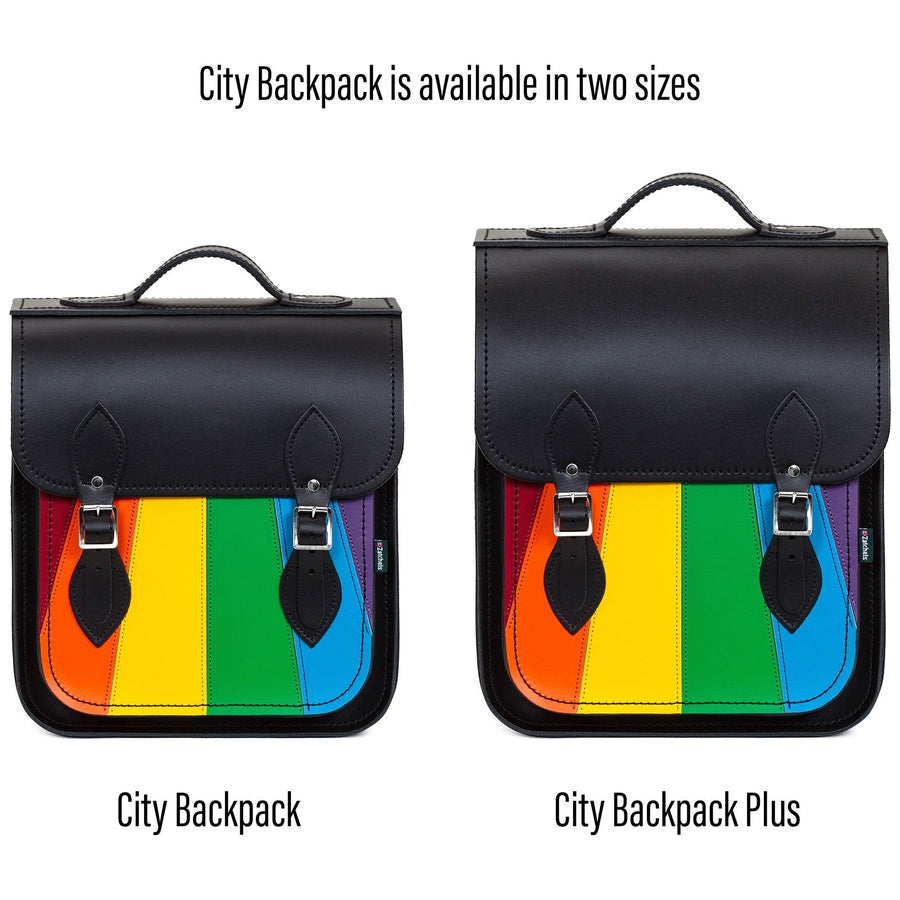 Handmade Leather City Backpack - Pride