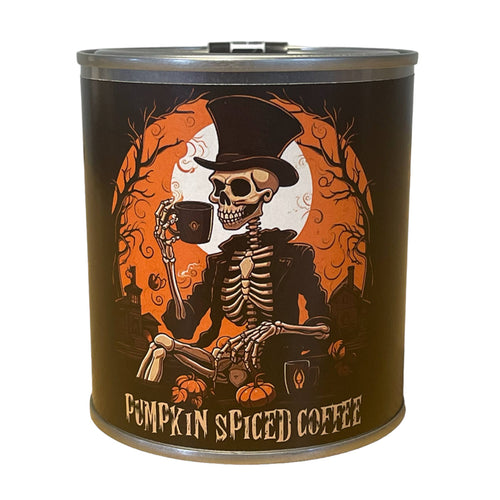 Pumpkin Spice Flavour Ground Coffee – Graveyard 100ml Tin