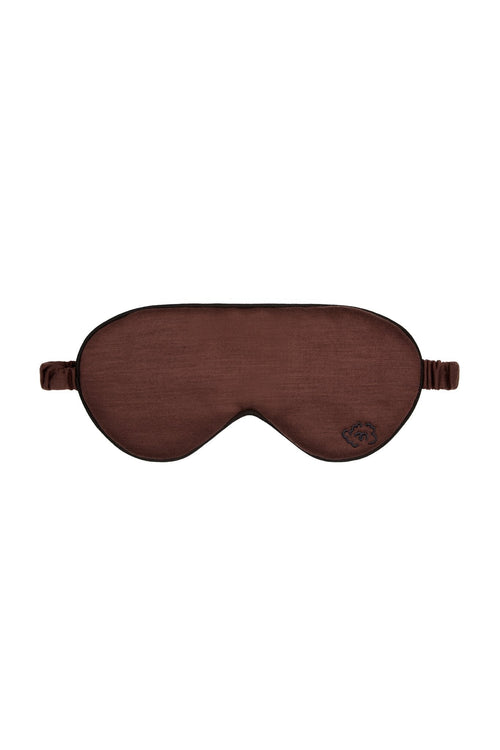 Pure Merino Sleepy Eye Mask, Chocolate Brown