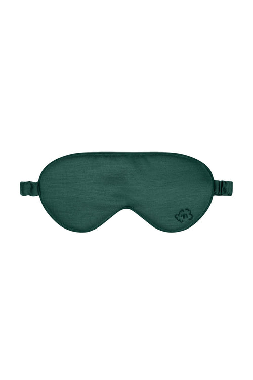 Pure Merino Sleepy Eye Mask Emerald Green