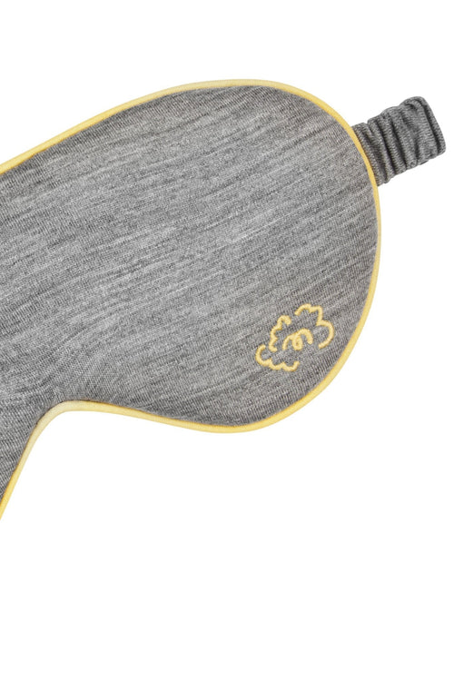 Pure Merino Sleepy Eye Mask, Grey Marle