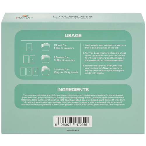 Purum Laundry Sheets - 64 Pack