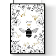 Bumble bee art | framed wall art print