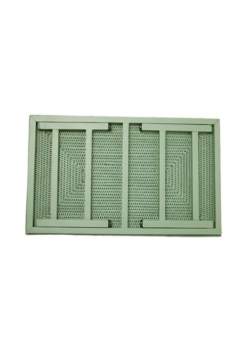 Rattan Breakfast Tray - Green