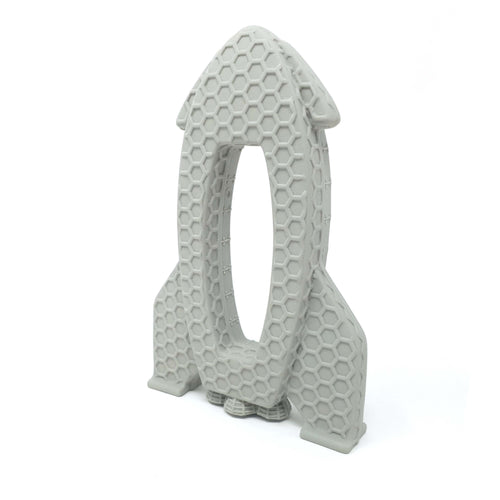OrBITEr® Rocket - Natural Rubber Space Teether Baby Toy