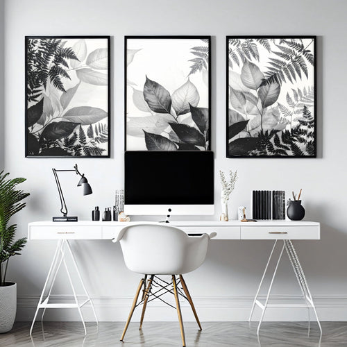 Reception Decoration | Set of 3 Botanical Wall art Prints