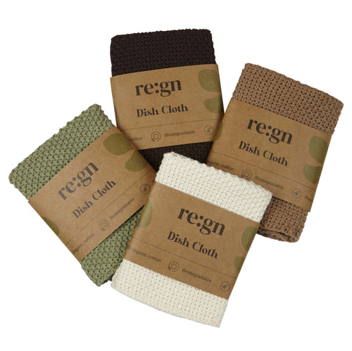 100% Organic Cotton Dish Cloths