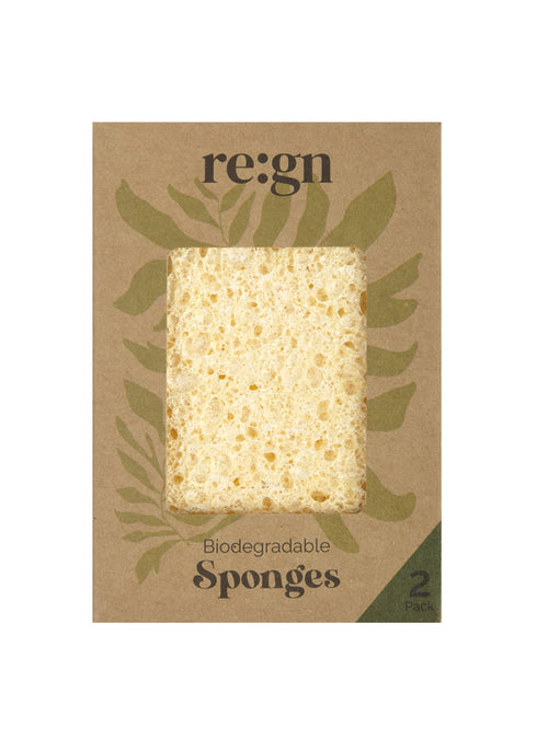 Biodegradable Kitchen Sponges - 2 Pack