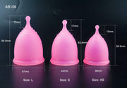 Eco Friendly Menstrual Cup With Case