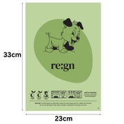Re:gn Extra Thick & Strong Compostable Dog Poop Bags - 120 Bags