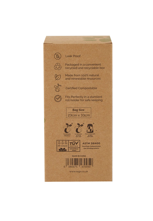 Re:gn Extra Thick & Strong Compostable Dog Poop Bags - 120 Bags