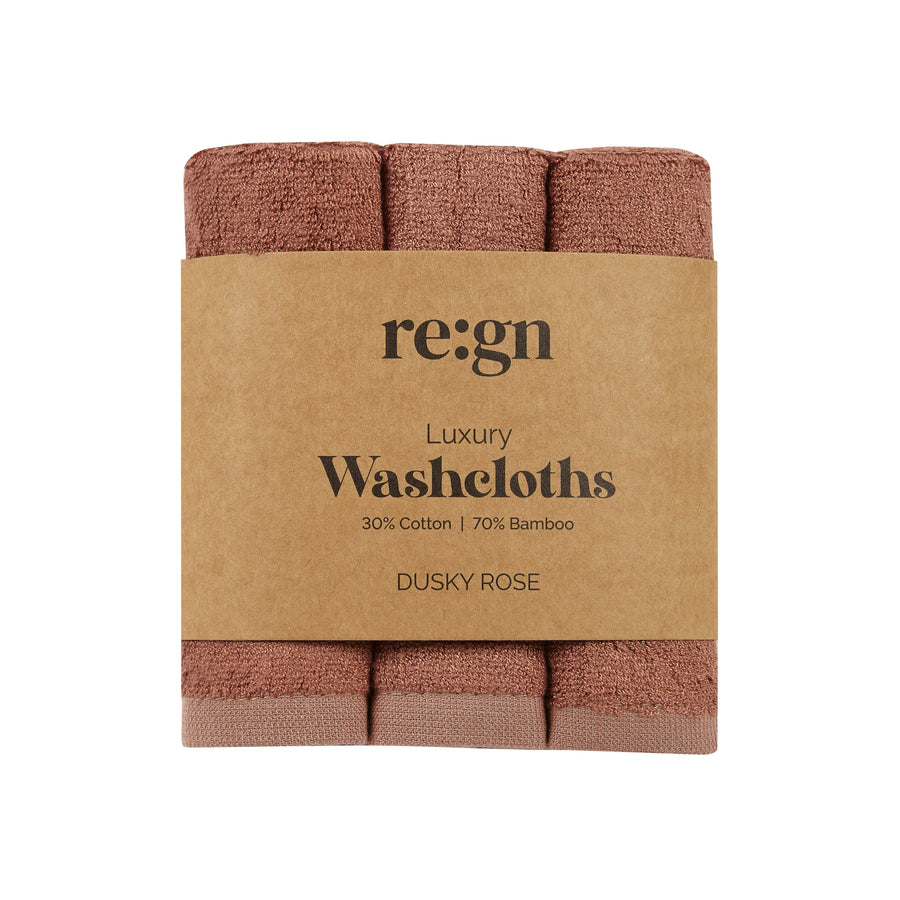 Luxury Bamboo Face Cloths - 3 Pack