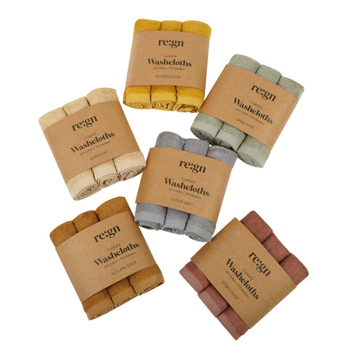 Luxury Bamboo Face Cloths - 3 Pack