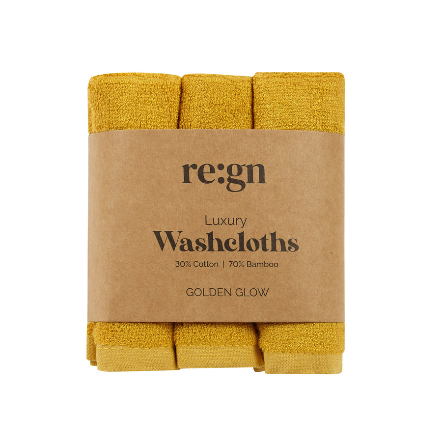 Luxury Bamboo Face Cloths - 3 Pack