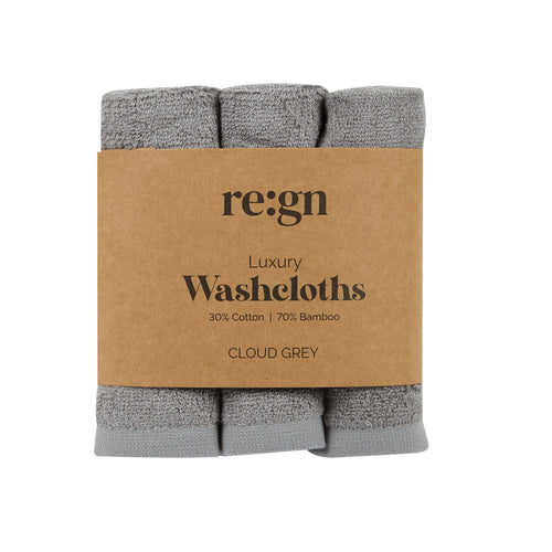 Luxury Bamboo Face Cloths - 3 Pack