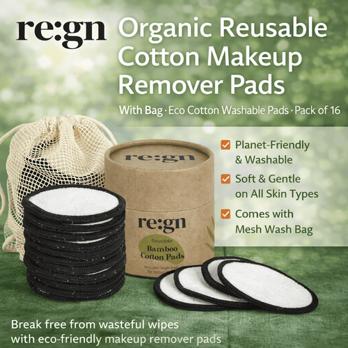 Organic Cotton Reusable Makeup Remover Pads