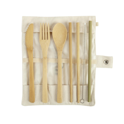 Bamboo Cutlery Travel Set