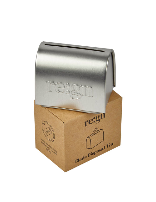 Safety Razor Blade Disposal Tin