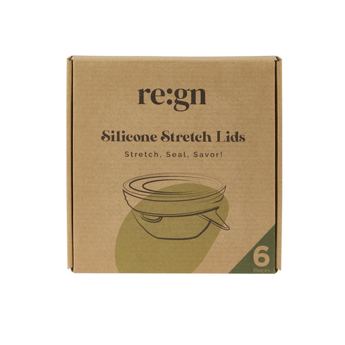 Silicone Food Covering Lids - 6 Pack