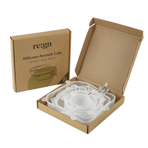 Silicone Food Covering Lids - 6 Pack