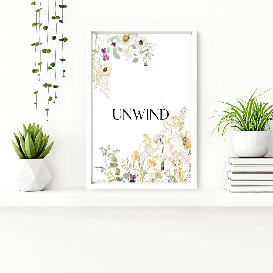 Relax Soak unwind wall art | Set of 3 art prints