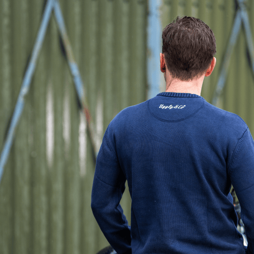 Navy U&C Knit Jumper