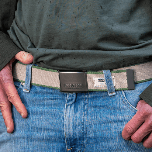 Green Canvas Utility Belt