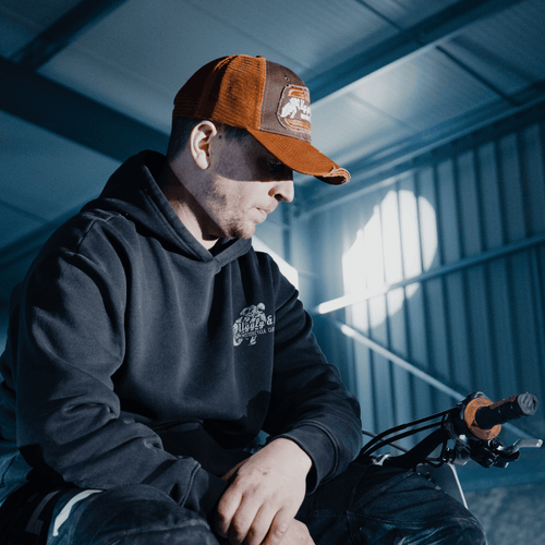Rust Flat Track Trucker Hat