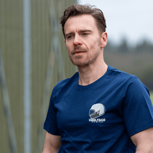 Navy U&C Helmet Tee