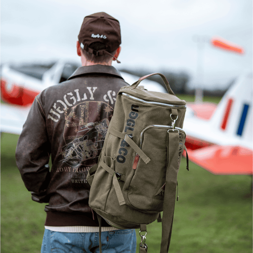 Green 'Aviation' Duffle Bag