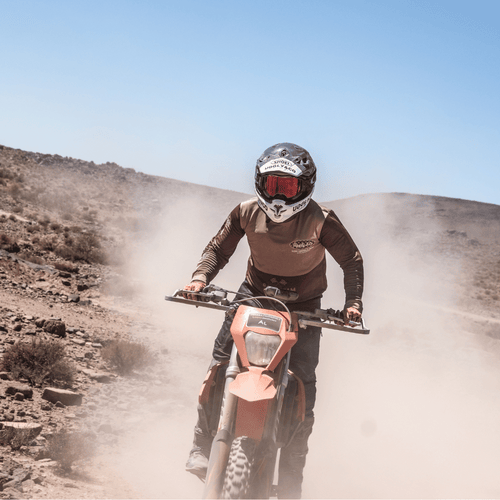 No.1 Brown Vintage Motocross Jersey