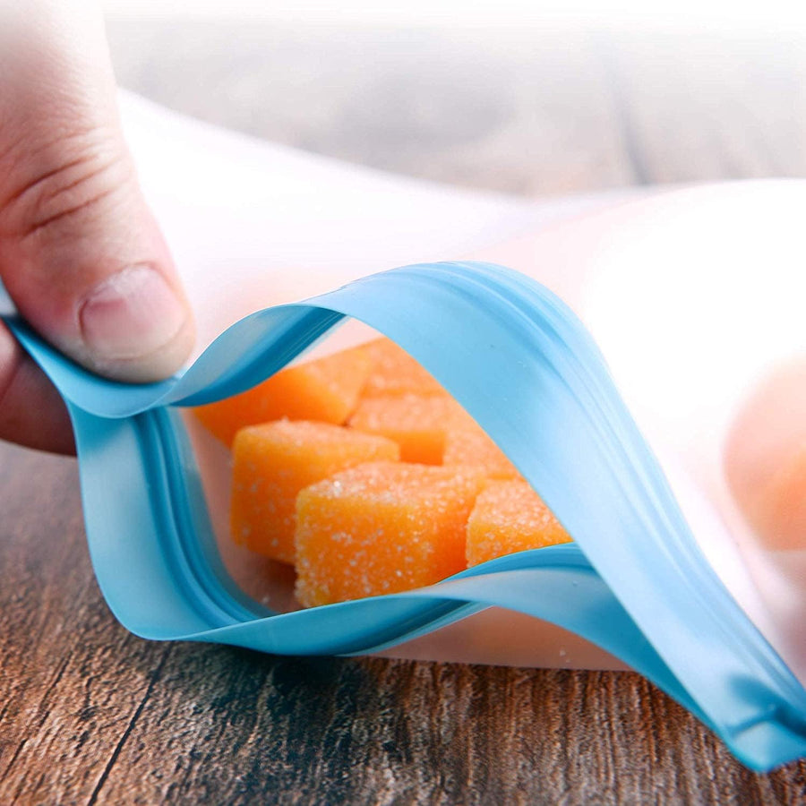 Reusable Food Bags for Fridge & Freezer - 3 Pack
