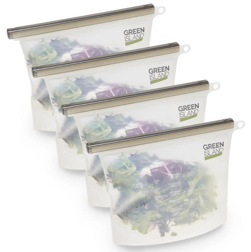 Reusable Ziplock Food Bags for Fridge & Freezer