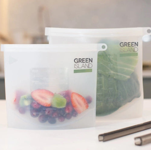 Reusable Ziplock Food Bags for Fridge & Freezer