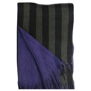 Sock Stack Mens Reversible Stripe Design Scarf Soft Woven Acrylic Winter Accessory