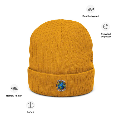 Global Founders Ribbed knit beanie
