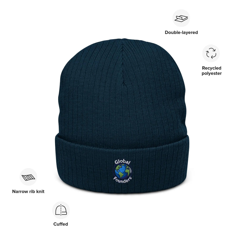 Global Founders Ribbed knit beanie