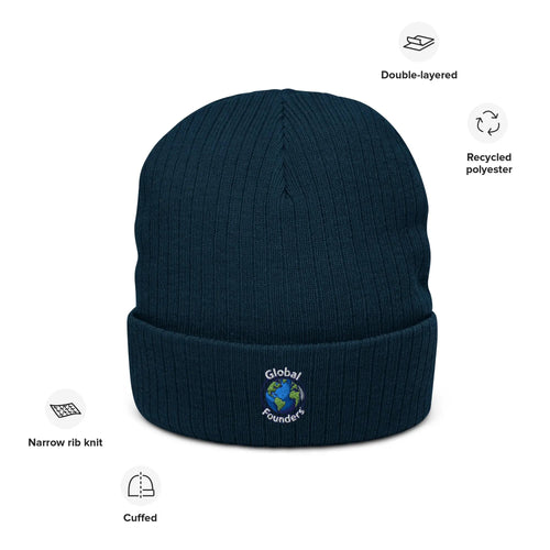 Global Founders Ribbed knit beanie