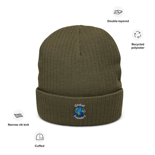 Global Founders Ribbed knit beanie