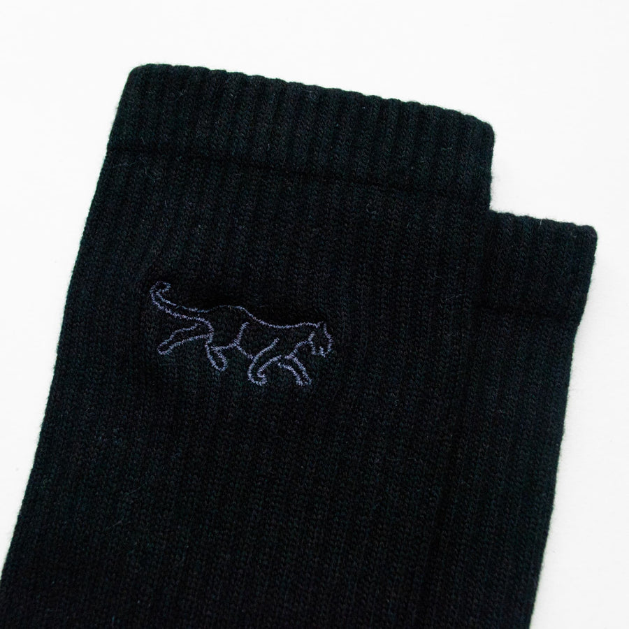 Black & White Ribbed 2 Pack Bamboo Sock Set