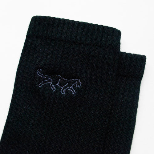 Black & White Ribbed 2 Pack Bamboo Sock Set
