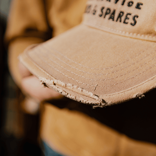 Beige Parts & Spares Vintage Cap
