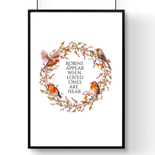 Personalized Family Tree - Festive Christmas Decor!