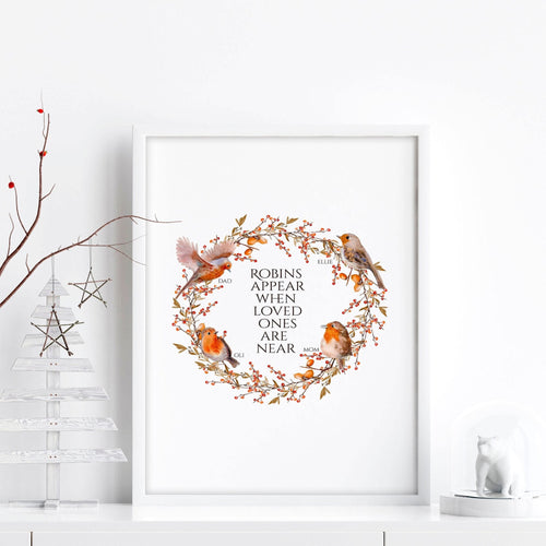 Personalized Family Tree - Festive Christmas Decor!
