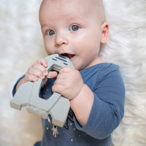 OrBITEr® Rocket - Natural Rubber Space Teether Baby Toy