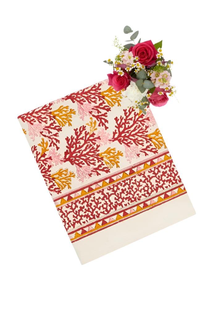Rose Coral Tablecloth