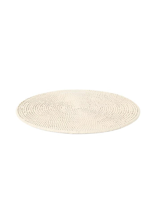 Round & Round Rattan Placemat Sand Colour - Set of 4