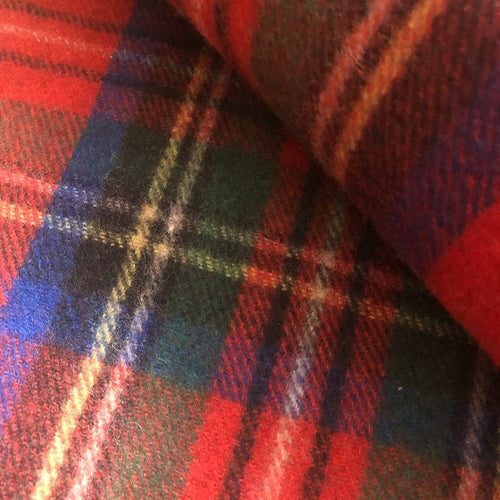 Royal Stewart Recycled Wool Tartan Blanket