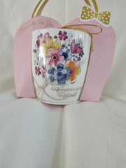 congratulations   youve  retired     floral  mug