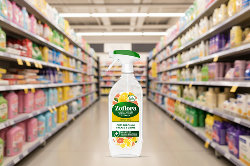 8 x Zoflora Multi Purpose Cleaner Lemon Zing - 800ML